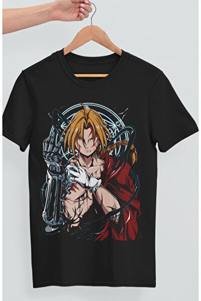 Fuddy Moda Oversize kroj Fullmetal Alchemist Edvard Elrik Štampano T-shirt , ...