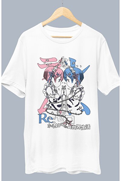 Fuddy Moda Oversize kroj Re: Zero Version2 Štampano T-shirt , unisex anime Št...