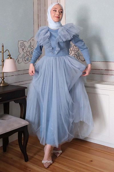 Ceylan Otantik Rochie de seara Printesa Albastru