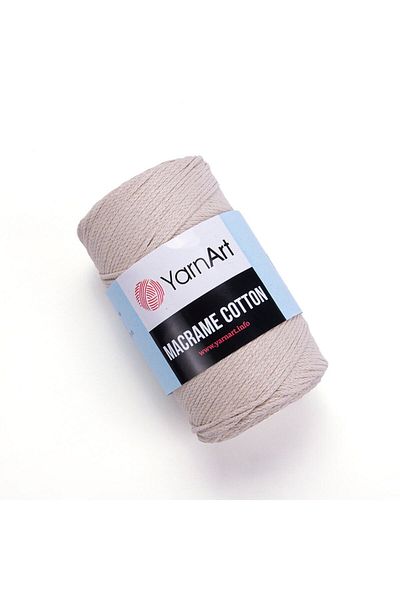 Yarnart Macrame Cotton - Μακραμέ Χειροποίητο Νήμα Κρέμα-753