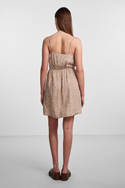 PIECES Φόρεμα Γυναικείο/Κοριτσί Ασημένιο Βιζόν