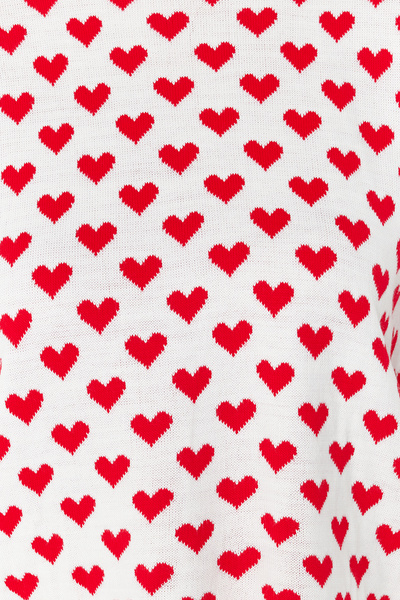 Trendyol Collection Red Crew Neck kötöttáru pulóver TWOSS21KZ0008