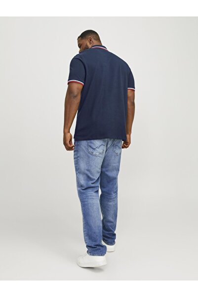 Jack & Jones Plus Plus μονόχρωμο μπλουζάκι πόλο