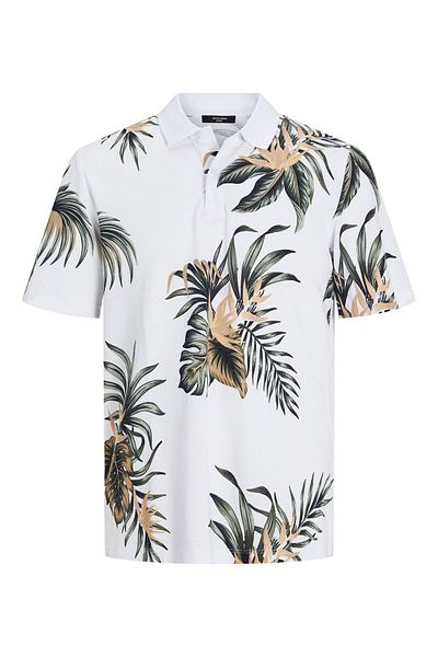 Jack & Jones Premium T-Shirt Tüm Baskı Polokragen T-Shirt