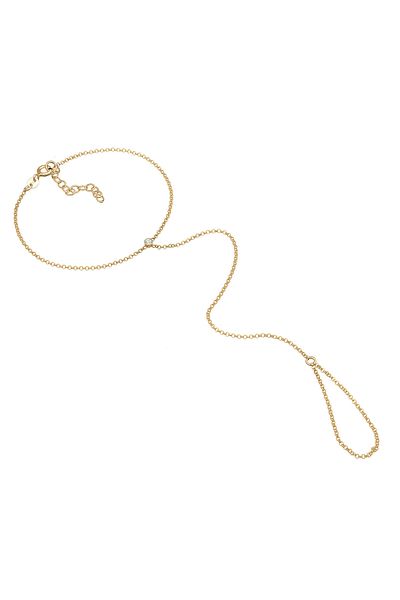 ELLI Damen-Handkettenarmband aus 925er Silber mit Kristallen