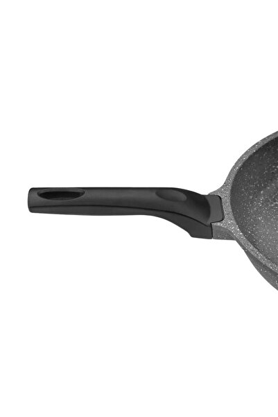 Nehir Siyah 3 Parça Alüminyum Döküm Granit Tava Seti