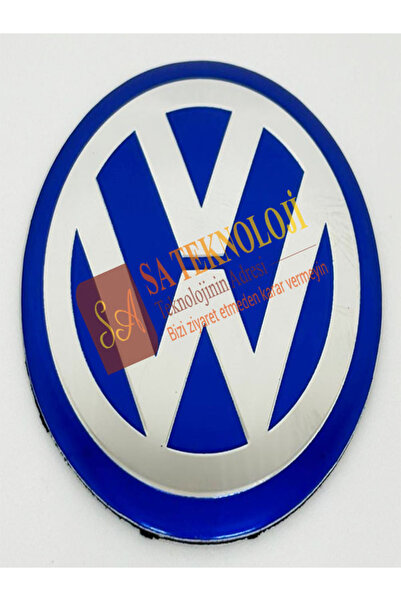 sateknoloji Volkswagen Direksiyon Logosu(56 MM MAVİ)