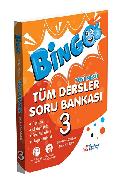 Berkay Yayıncılık 3.sınıf Bingo Tüm Dersler Soru Bankası