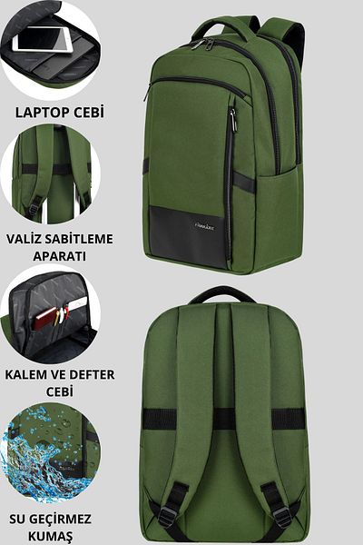 Çantaland Rucsac protejat pentru laptop Freedom, geantă pentru colegiu, liceu și gimnaziu