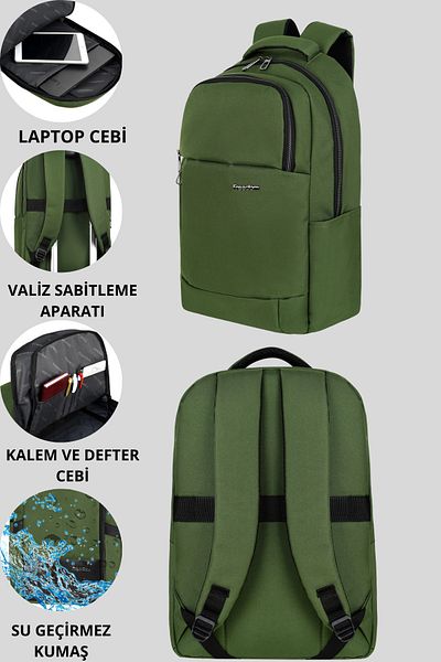 Çantaland Freedom Laptop Protected Backpack, College, High School and Middle School Bag