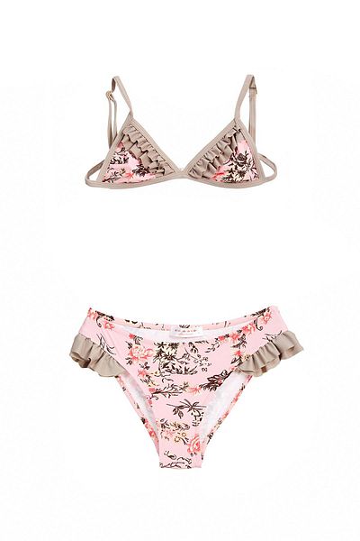 Argento Bikini triunghi cu imprimeu floral pentru fete