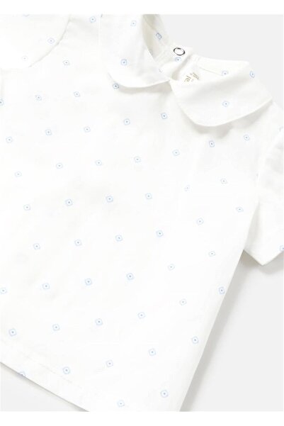 MAYORAL Baby Boy Shirt Knitwear Shorts Set White 1206