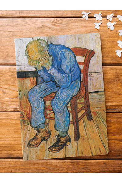 Postifull Caiet necăptușit, Caiet de artă modernă, Bloc de note tematice Van Gogh 64 de coli, 14*21cm