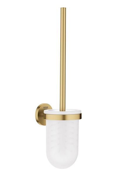 Grohe Essentials Brushed Cool Sunrise Toilet Brush Holder - 40374Gn1