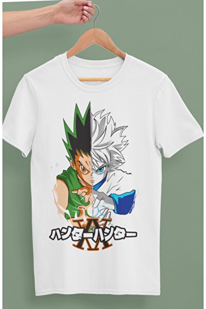 Fuddy Moda Оверсайз футболка Hunter X Hunter Deku vs Killua з принтом, унісек...