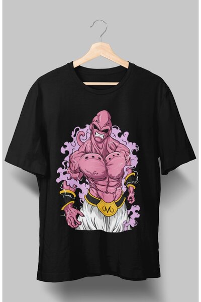Fuddy Moda Oversize kroj Dragon Ball Super Majin Buu Štampano T-shirt , unise...