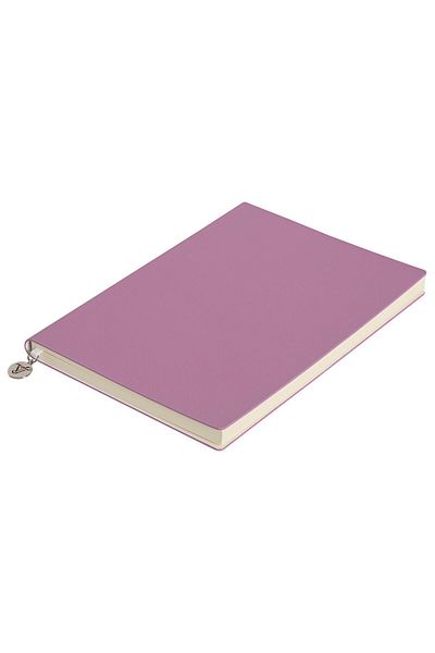 Victoria's Journals Smyth Classic Flexible Cover Striped Notebook, 14.8x21 cm - Pink