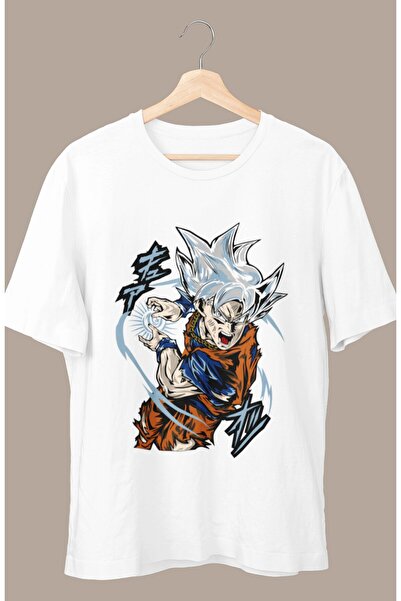 Fuddy Moda Prevelika majica sa printom Goku iz Dragon Ball Super, unisex anim...