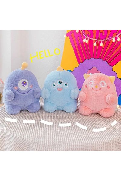 NB market 20cm Plush Toy - Little Monsters, 1 Piece, Cute Aliens Furry