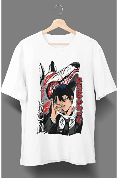 Fuddy Moda Oversize kroj Chainsaw Man Aki Hayakawa Štampano T-shirt, unisex a...