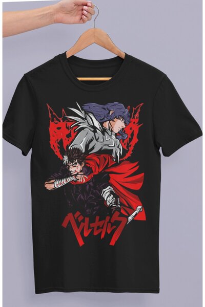 Fuddy Moda Oversize kroj Berserk Griffith Štampano T-shirt , unisex anime Šta...