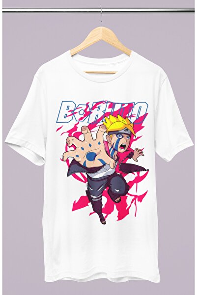 Fuddy Moda Oversize kroj Baruto Štampano T-shirt , unisex anime Štampano majica