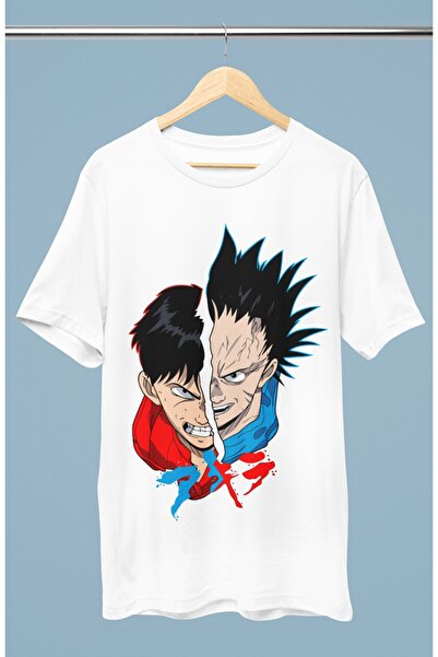 Fuddy Moda Oversize kroj Tetsuo i Kaneda Štampano T-shirt, unisex anime Štamp...