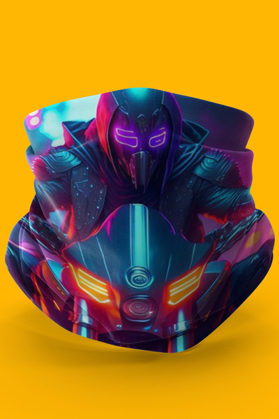 Bebo Store Extreme Sports Patterned Buff Neck Collar Bandana - Special for Motor and Cycling Users