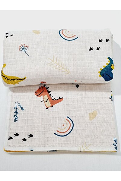 Yada Baby بطانية أطفال ورضع بطبقة مزدوجة من نسيج القطن العضوي 100% وافل بيكيه...