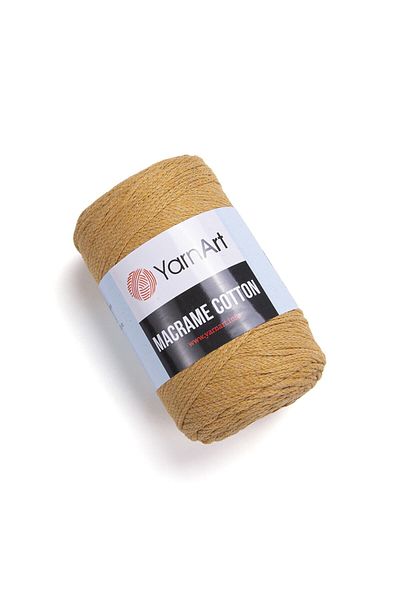 Yarnart Macrame Cotton - Μακραμέ Χειροποίητο Νήμα Πλεξίματος Mustard-796
