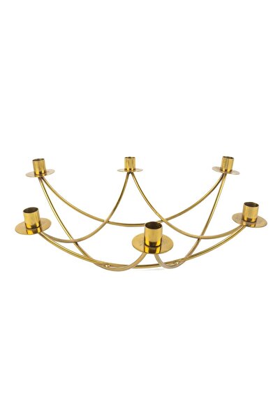 Mikasa Moor Gold 6 Kollu Şamdan 47x42x16cm