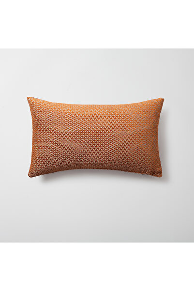 Fineroom Living " Arte " - Geometric Patterned 30X50 Throw Pillow - Orange