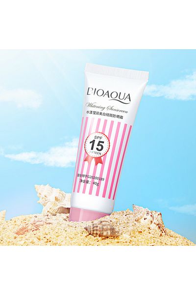 Bioaqua SPF15 Sunscreen - Whitening Cream with Niacinamide and Licorice Root 40gr