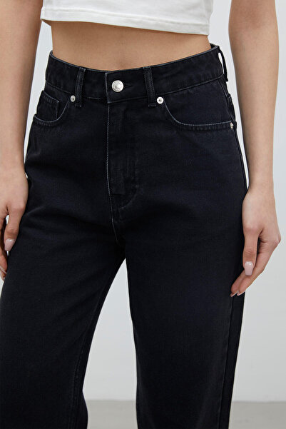 Manuka 1975 HIGH-RISE STRAIGHT FIT DENİM SİYAH