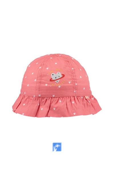 Kardelen Butik Denizli %100 Pamuk  Kız Çocuklar İçin Güneş Şapkası  ( 4-8 Yaş ) ( Size 52 )