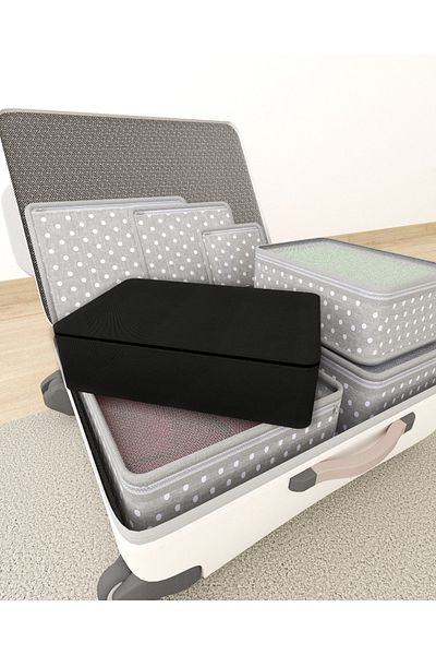 HOMELİFE EV TEKSTİL Set organizator suplimentar cu 7 compartimente - în interiorul valizei