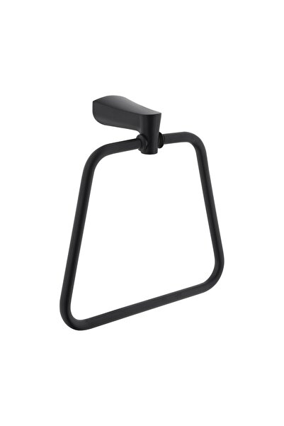 VitrA Base 800 A4408436 Halka Havluluk, Mat Siyah