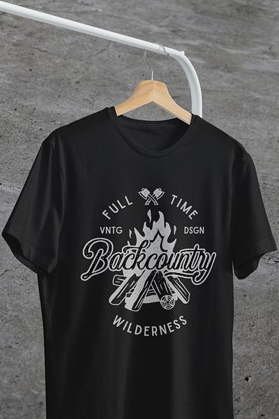 MYADA Μπλουζάκι Backcountry Written Fire Printed Oversize