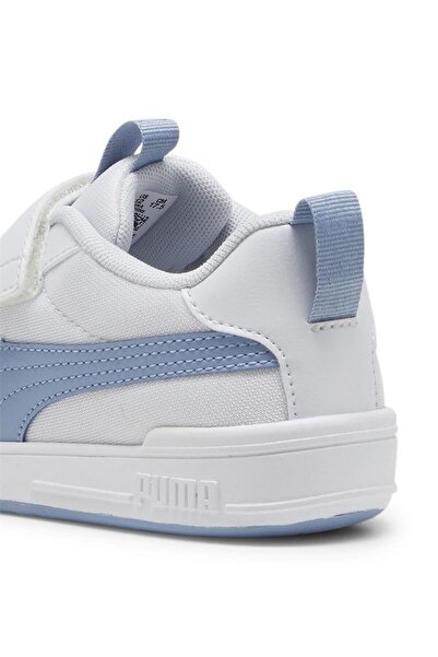 Puma Multiflex Mesh Çocuk Beyaz Mavi Spor Ayakkabı