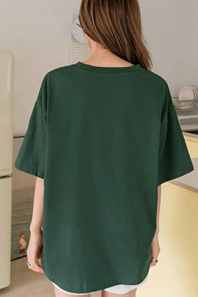 ciwi&life Unisex Holiday Design Printed Green T-shirt