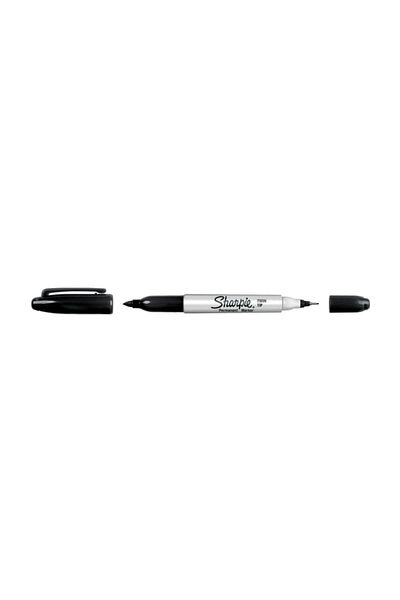 Sharpie Twin Double Ended Permanent Marker Pen Black S0811100  /