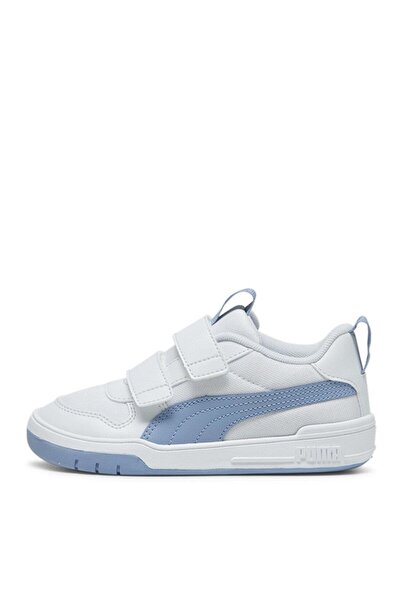 Puma Multiflex Mesh Çocuk Beyaz Mavi Spor Ayakkabı