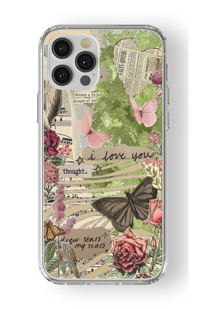 Multitronic حافظة شفافة مطبوعة بتصميم Drew Stars متوافقة مع هاتف iPhone 12 Pro