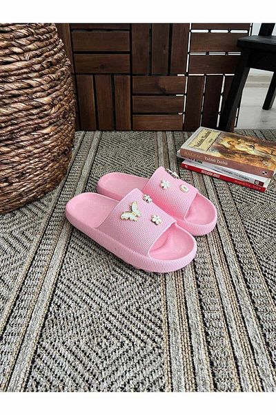 Behtah Kundura Stylish Design Open Front Beach Pool Garden Sea Summer Soft Thick Sole Daily Slippers
