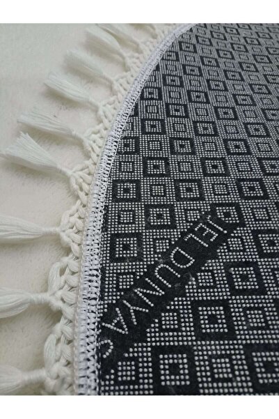 ALTUN CARPET 2-х подушечки з помпонами, не ковзають, для ванної кімнати - 50x80+40x50