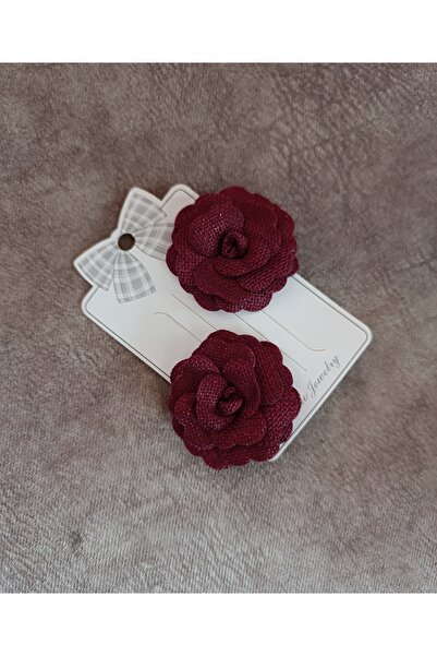 MutluBiDünya Lily Saten Güllü Kız Çocuk Klips Toka