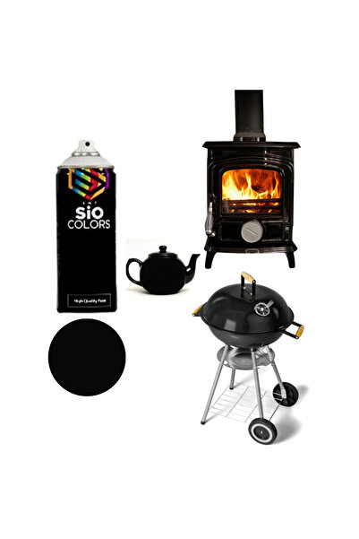 sıocolors MANGAL-FIRIN SPREY ISIYA DAYANIKLI EXTRA PİGMENTLİ SİYAH SPREY BOYA...