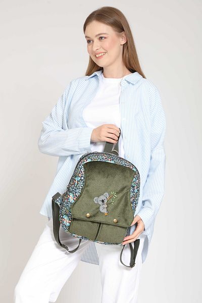Street Bag Rucsac cu model boem cu broderie etnică Koala - Utilizare zilnică în călătorii