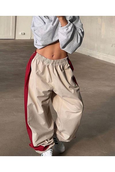 DEEFWEAR Y2k Streetwear RIBBON ΛΕΠΤΟΜΕΡΕΙΑ UNISEX ΠΑΡΑΔΟΣΙ ΠΑΝΤΕΛΟΝΙ / ΠΑΝΤΕΛΟΝΙ