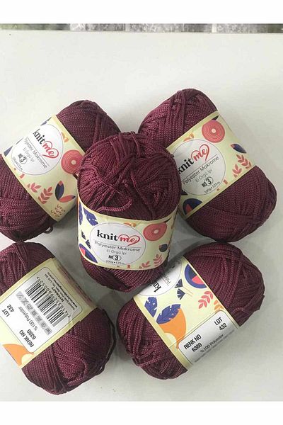 Alize 100 Gr 3 mm Polyester Macrame Hand Knitting - Thread 6380